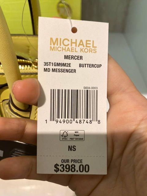 Michael kors price tag store