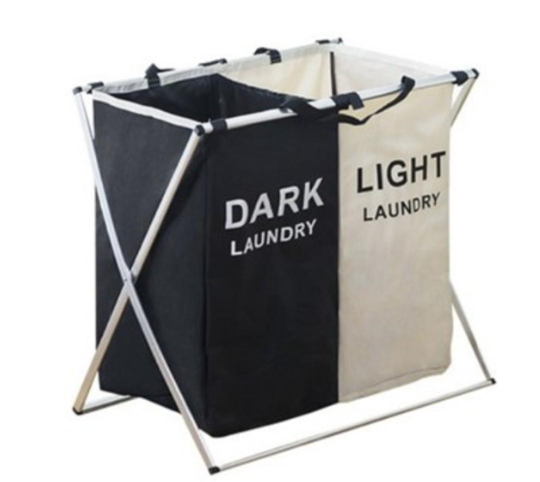 Minimalist Laundry Standing Basket, Furniture & Home Living, Home ...
