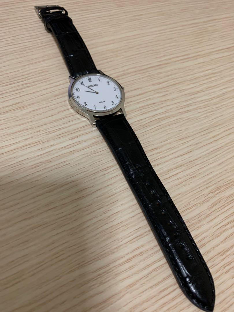 Minty Seiko Solar SUP863P1 Men s Fashion Watches Accessories