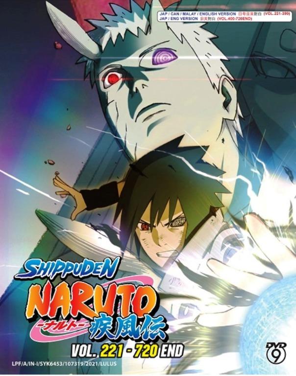 Naruto Shippuden Episode 221 720End Japanese Anime DVD Box Set RM299.90