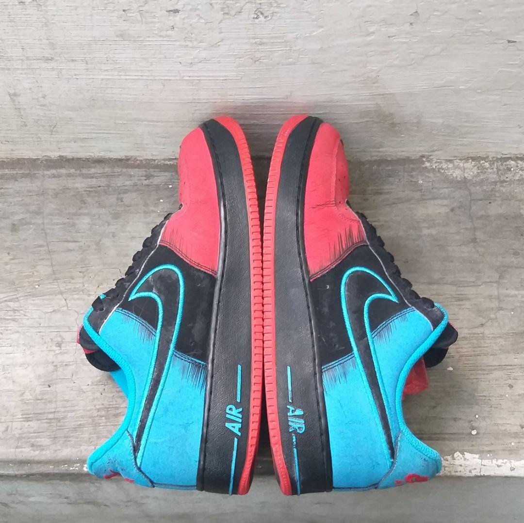 Nike Air Force One Spiderman, Fesyen Pria, Sepatu , Sneakers di Carousell