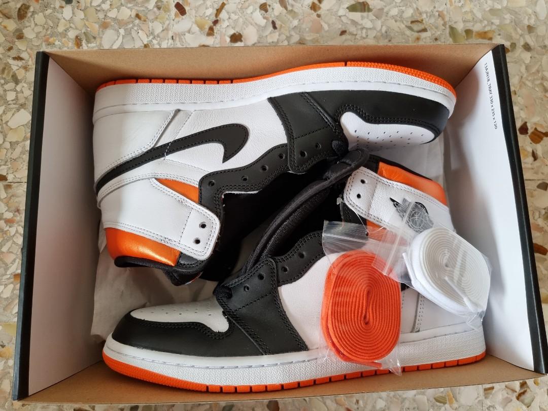 Orange jordan 1 clearance