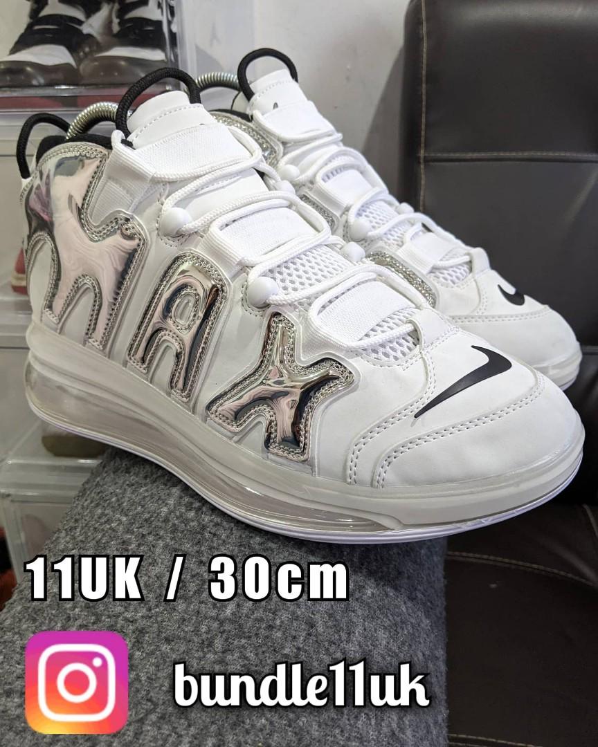 Nike air more deals uptempo 720 white chrome