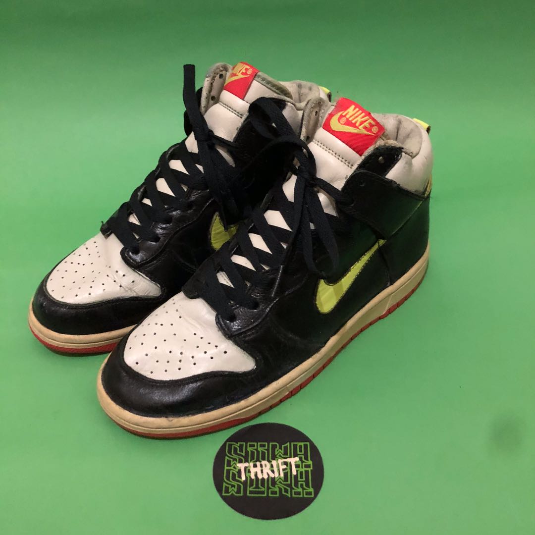 NIKE DUNK Hi PacMan NERD vntg, Fesyen 