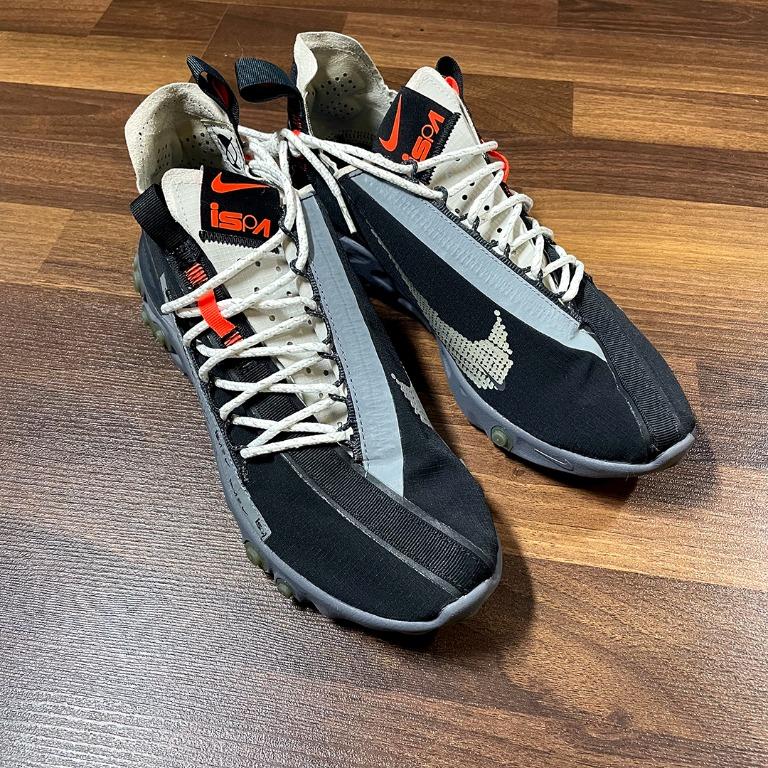 Nike ISPA React Low Black USED Men s Fashion Footwear Sneakers on Carousell