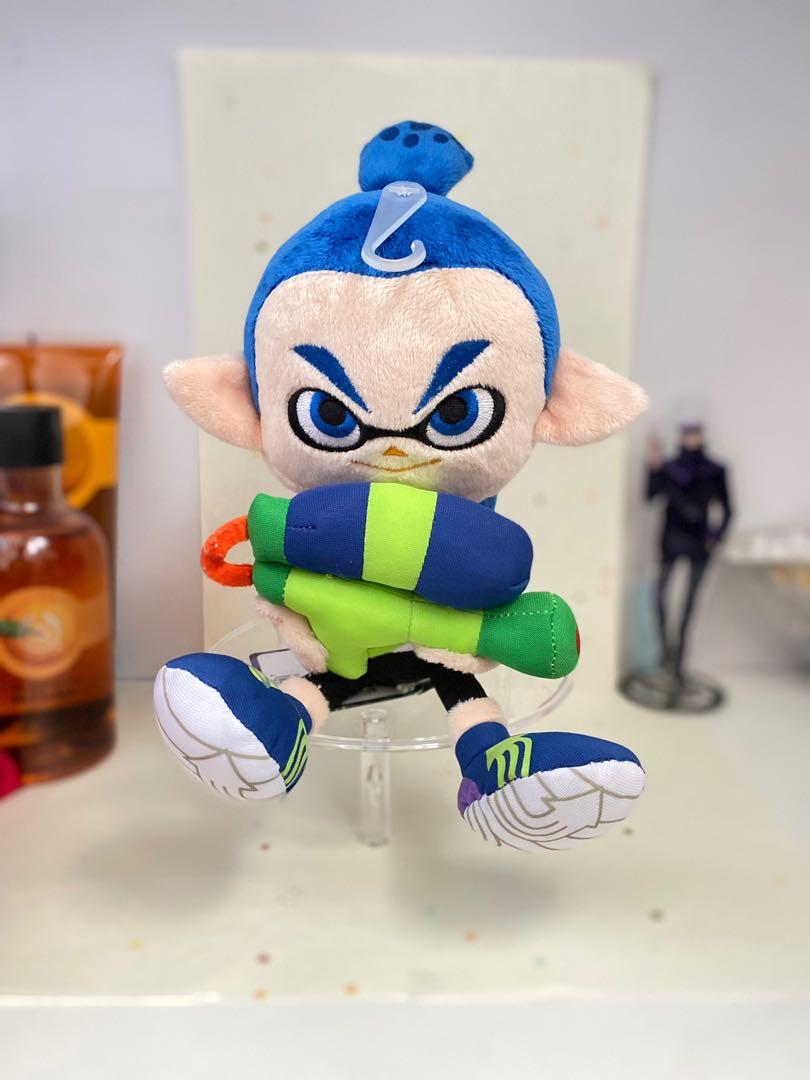 NINTENDO SPLATOON OFFICIAL INKLING BOY BLUE 9 PLUSH SOFT TOY