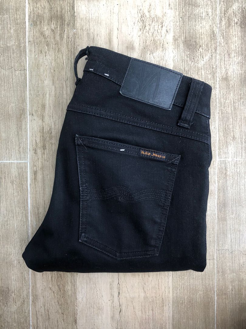 Nudie Jeans Tight Terry Deep Black Tight Long John