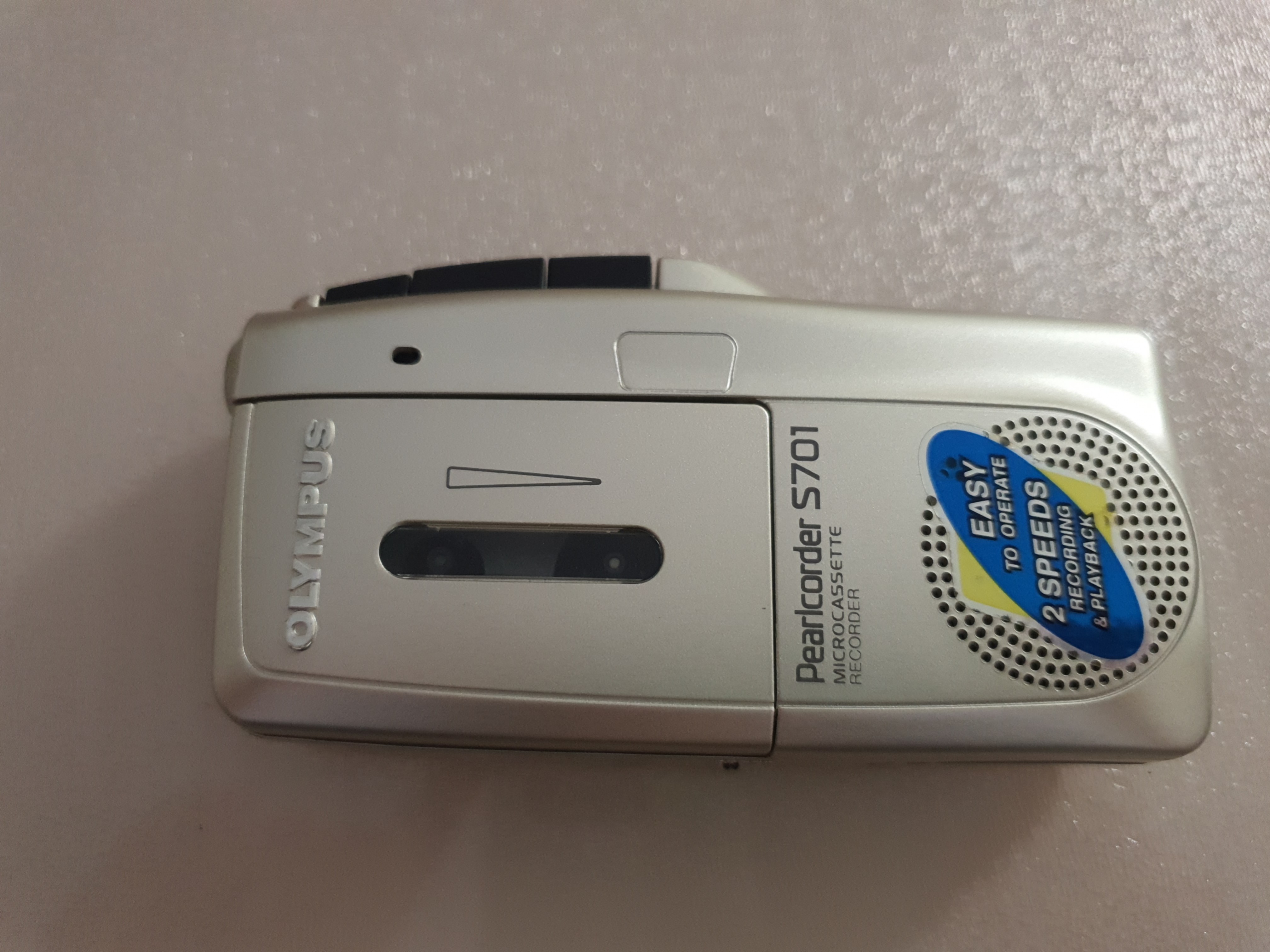 Olympus Pearlcorder S701 Microcassette Recorder, Audio, Recorders on Carousell