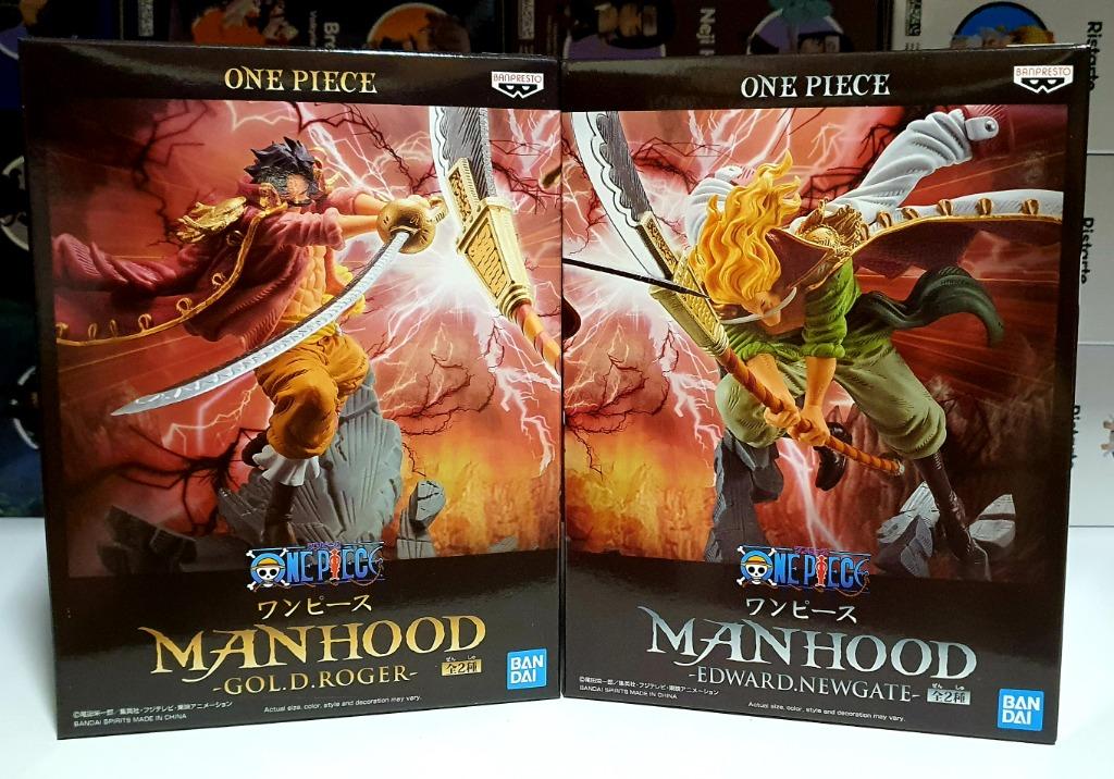 One Piece Manhood Gol D Roger Vs Edward Newgate Whitebeard Set Of 2 Hobbies Toys Toys Games On Carousell