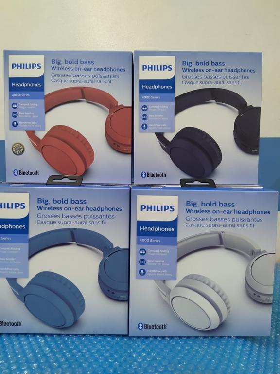 Philips TAH4205 On-ear Wireless Headphones, Audio, Headphones ...