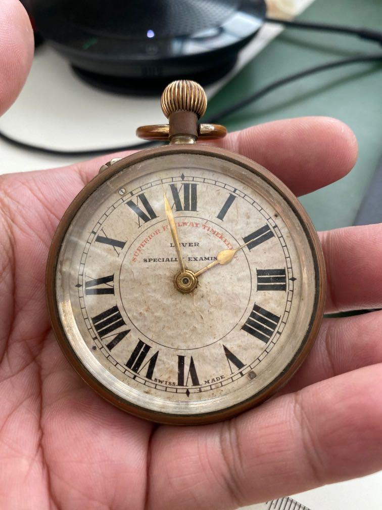 Railway timekeeper watch outlet