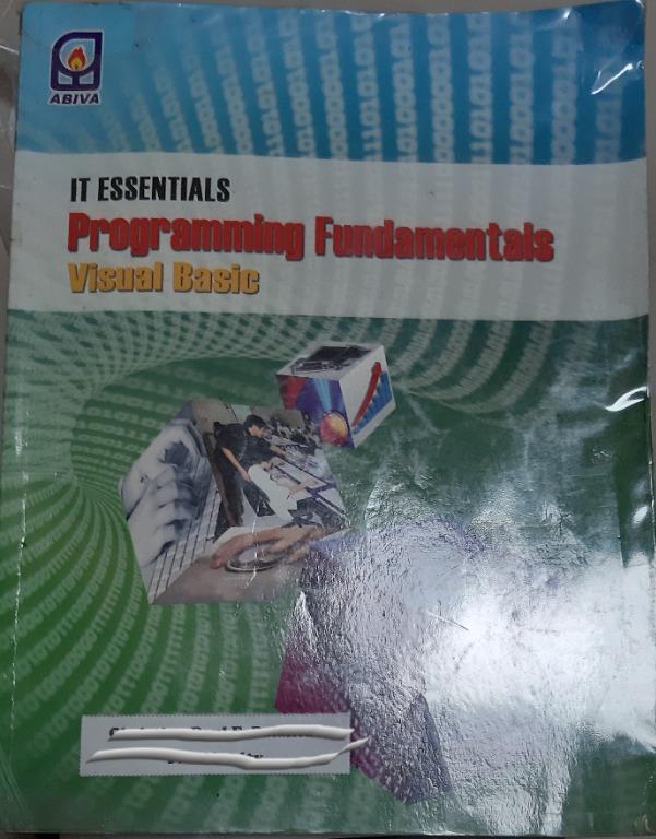 Programming Fundamentals - Visual Basic (Category: Textbooks) located in Marilao. Submitted by leona21 (Listing ID 1105146971, Image 1). Description: .