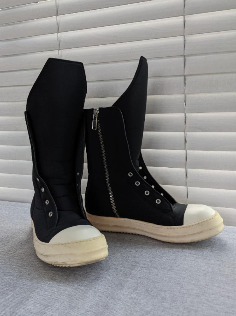 Ramones Laceless Boots Drkshdw Rick Owens
