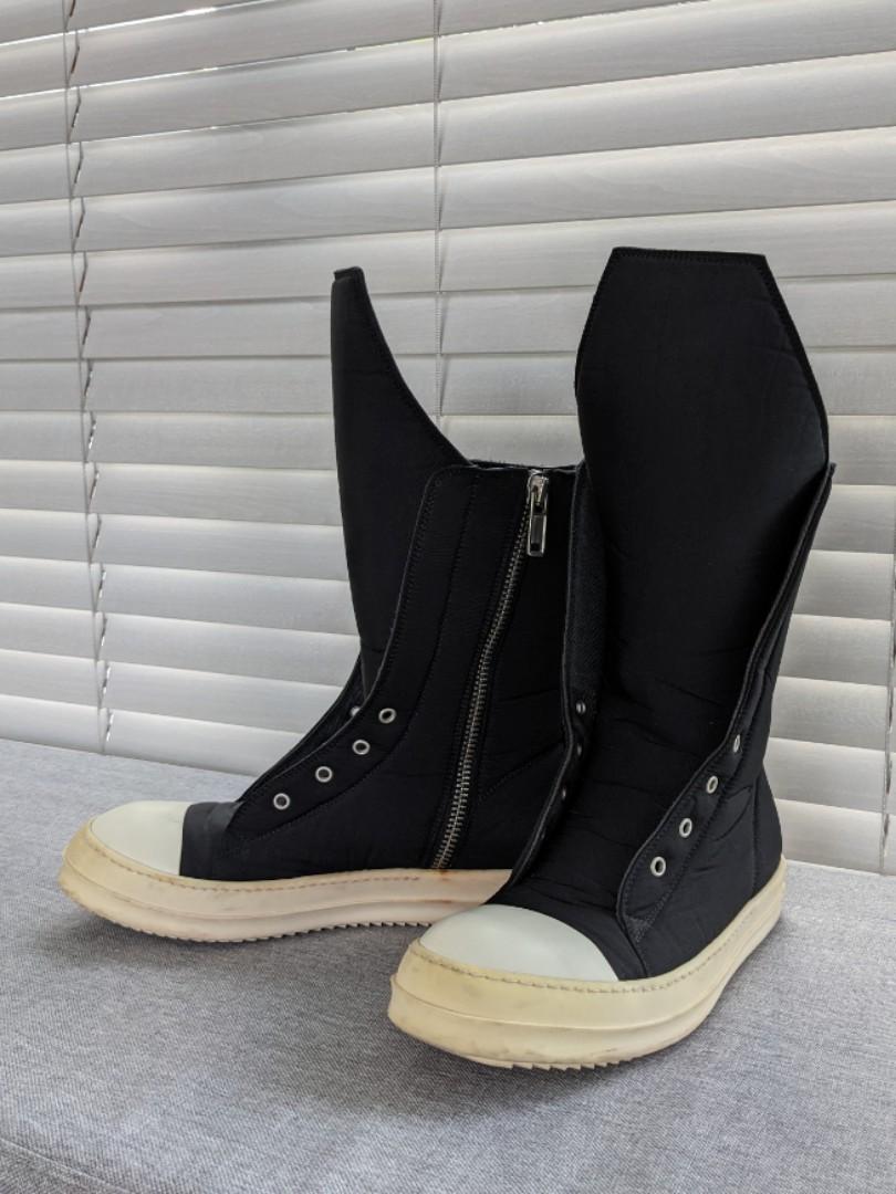 Ramones Laceless Boots Drkshdw Rick Owens