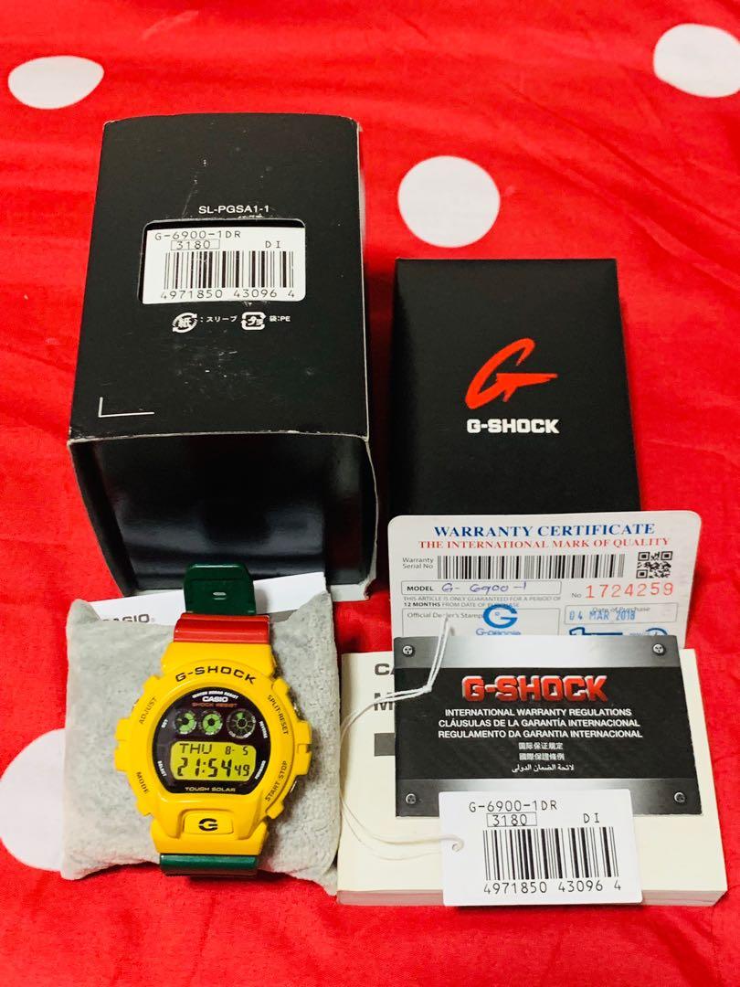 G shock new arrivals rasta price