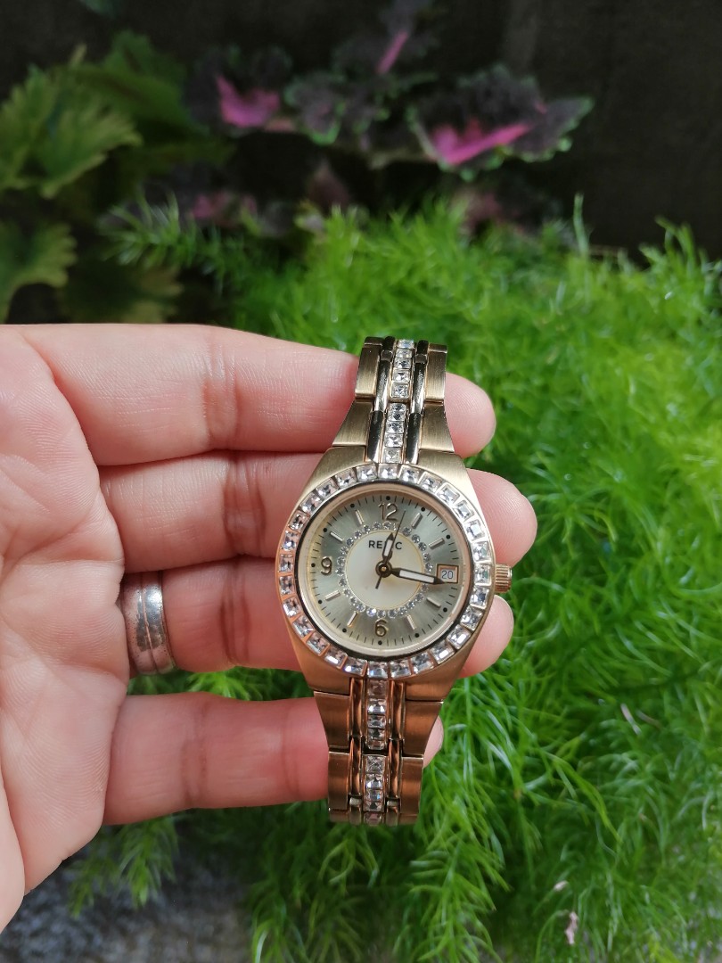 Relic gold watch, Women's Fashion 