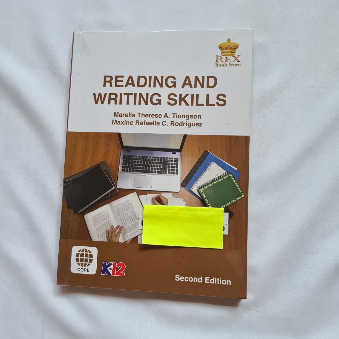 Rex Reading and Writing Skills Book/Textbook Senior High School Grade