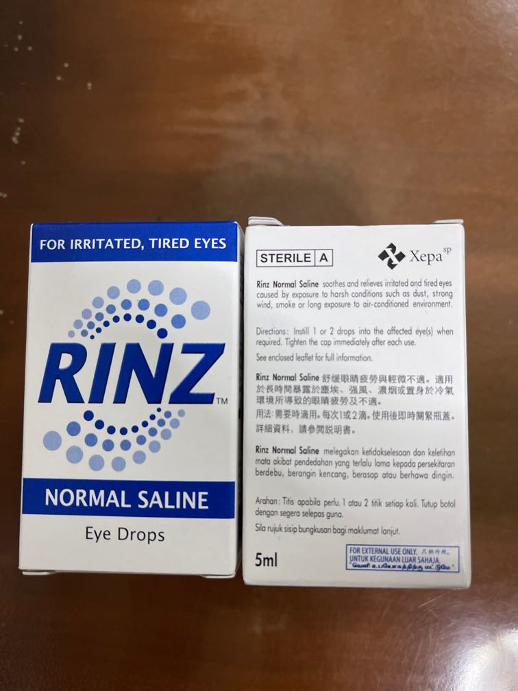 Rinz cheap normal saline