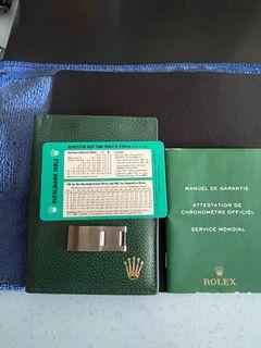 Rolex 16660 , 16600 sea dweller leather paper holder