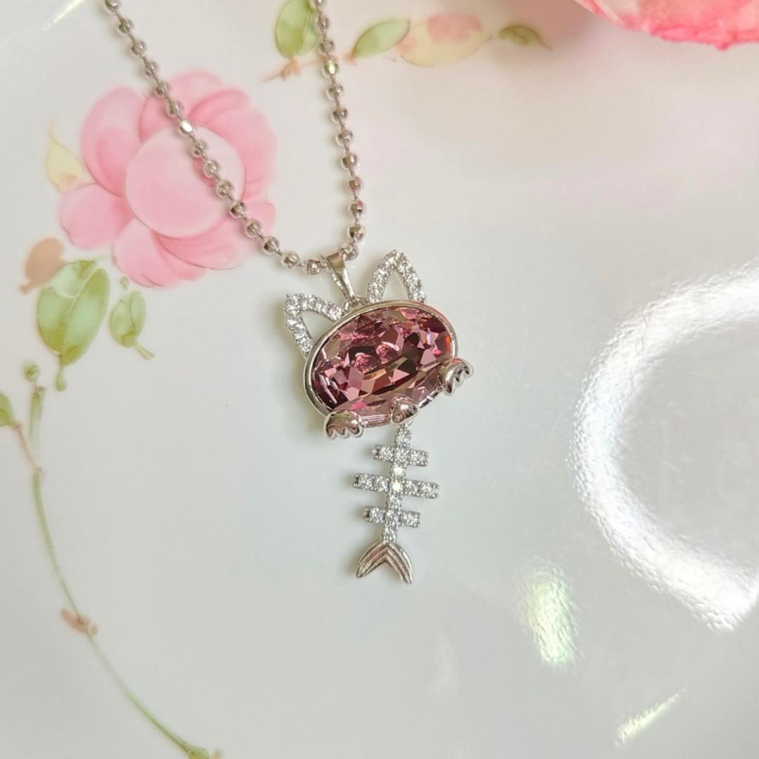 Girls new arrivals cat necklace