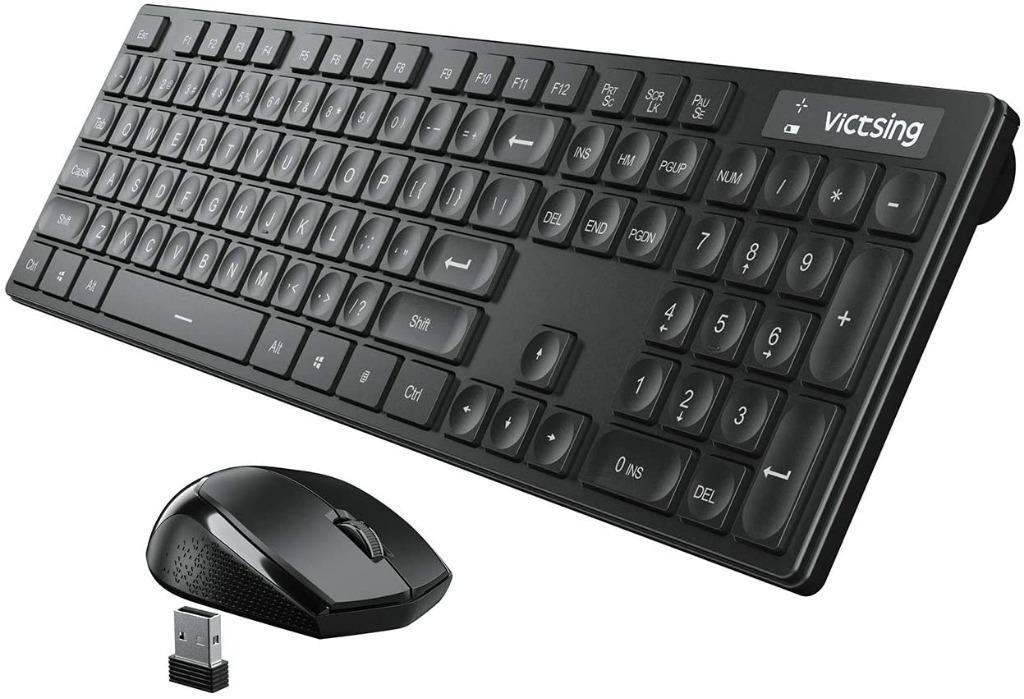 Sale Here VicTsing PC190 Wireless Keyboard and Mouse Combo, Ultra