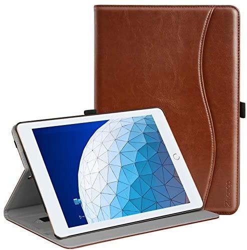 Brown iPad Pro 9.7 Case Stylus Screen Protector Boriyuan iPad Pro 9.7 Leather Case Folio Stand Cover with Auto Sleep/Wake Function for Apple iPad Pro 9.7 inch 2016