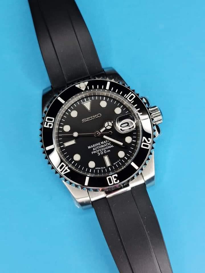 Seikolex Black Submariner Mod (Category: Men's Watches) located in Manila. Submitted by markwrist07 (Listing ID 1105320839, Image 2). Description: Seikolex Homage Mod 40mm are now available! PM us for orders! 🙏 The New and Improved 904L stainless steel Seikolex Homage Mod 40mm -SUBMARINER -YACHTMASTER -GMT - EXPLORER 36mm/40mm -OP 36mm/40mm -DATEJUST 36mm/40mm CUSTOM MOD REQUEST ARE ALSO WELCOME! BUILD YOUR OWN DESIGN! Fb Group : https://www.fac