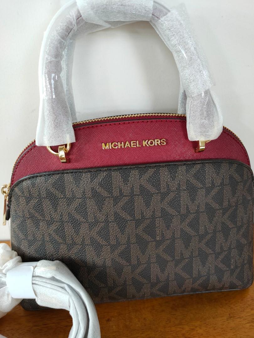 MICHAEL KORS 'Emmy' Dome Satchel, Women's Fashion, Bags & Wallets, Cross-body  Bags on Carousell