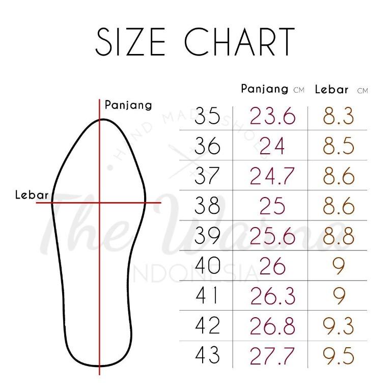 Size sepatu converse deals