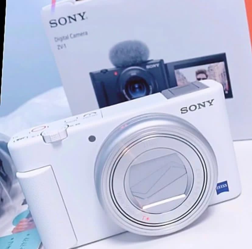 Sony Zv1 白色有盒使用次數少, 攝影器材, 相機- Carousell