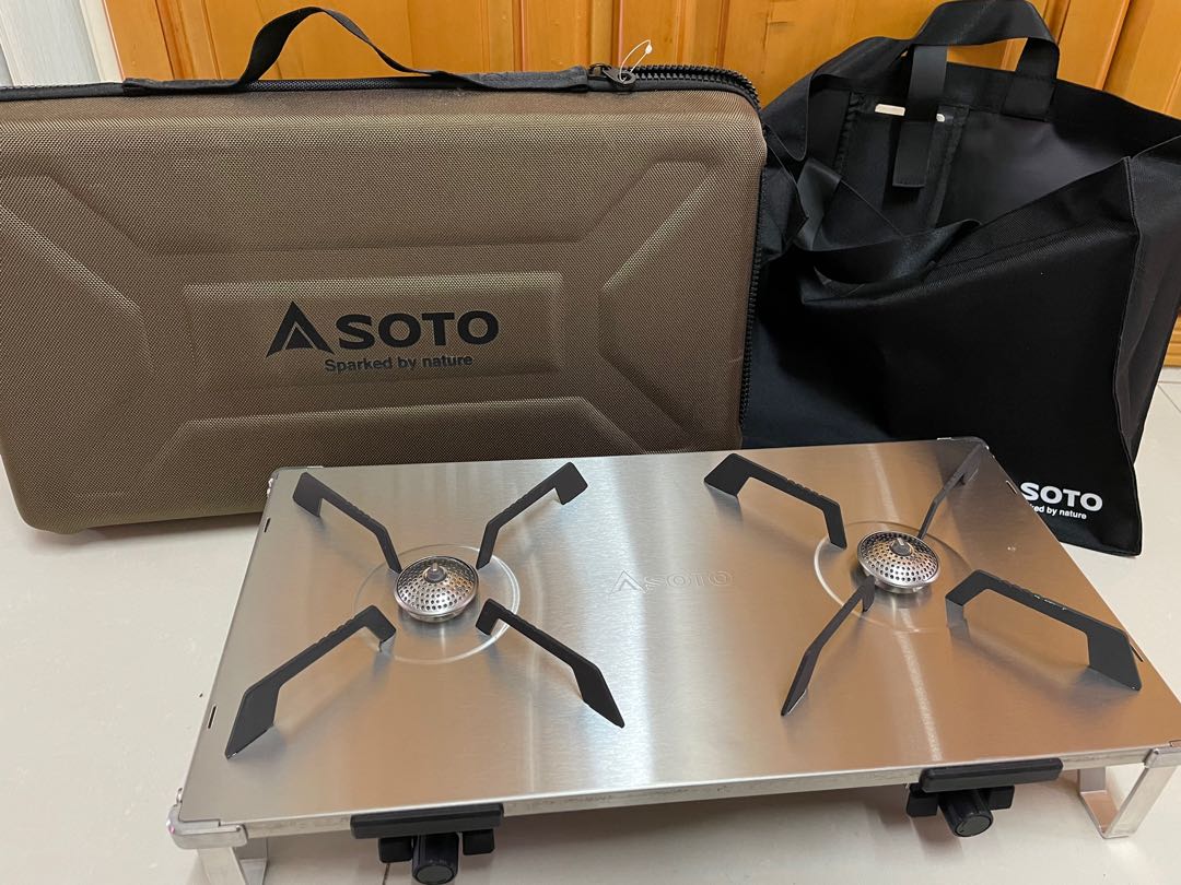 SOTO ツーバーナー GRID ST-526 専用ハードタイプ収納ケース付き-