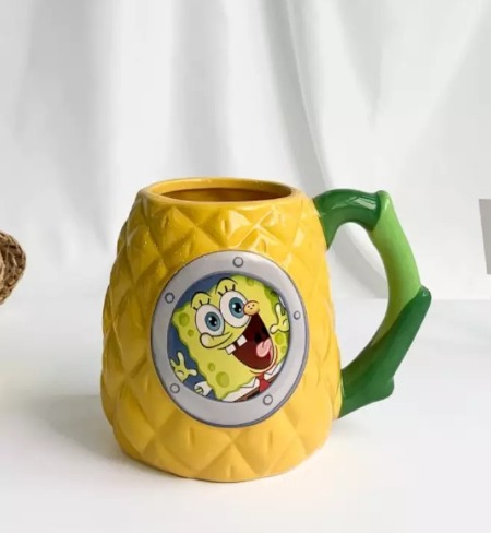 SPONGEBOB SQUAREPANTS PINEAPPLE HOUSE 3D CERAMIC MUG, Furniture & Home ...