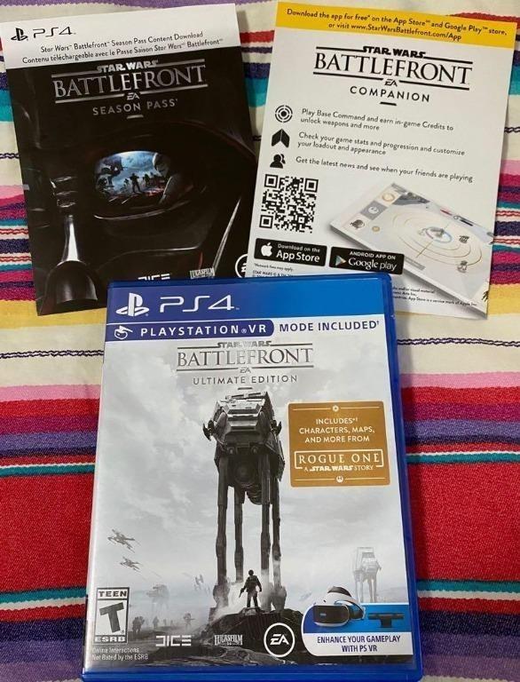Battlefront 2 hot sale ps4 vr