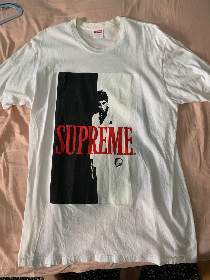 supreme scarface split tee black