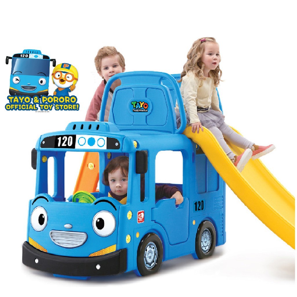 Bus with sales slide toy