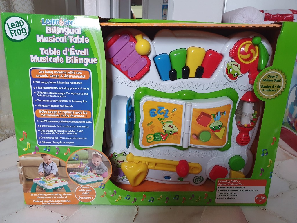 Used Leapfrog Learn Groove Musical Table Activity Center Babies Kids Infant Playtime On Carousell