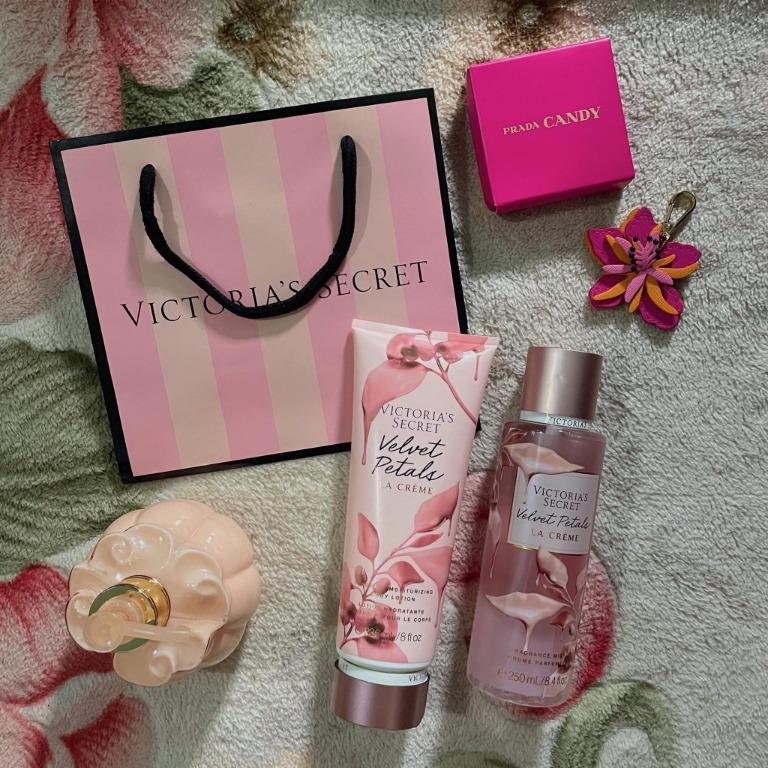 Victoria's Secret Velvet Petals La Creme Series Perfume and Body Lotion
