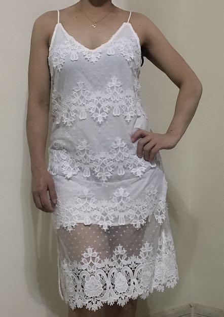 White lace dress so perfect 🥰, Women's 