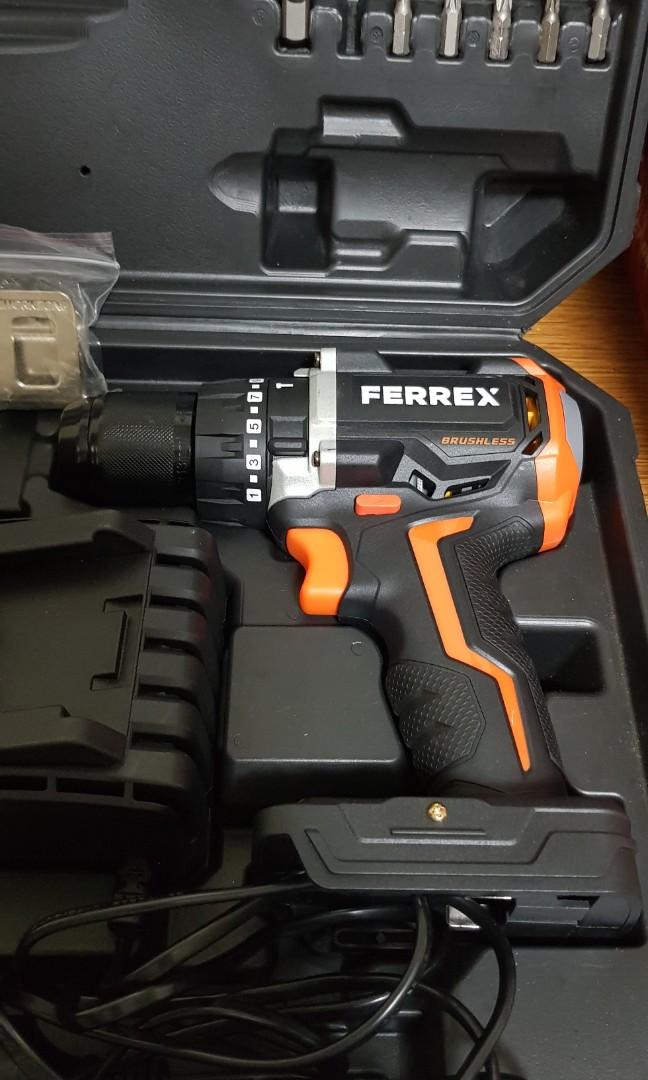 Workzone/ferrex cordless brushless hammer drill driver and impact
