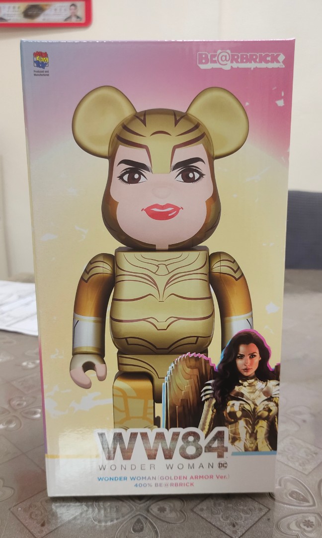 WW84 wonder woman 400%Bearbrick, 興趣及遊戲, 玩具& 遊戲類- Carousell