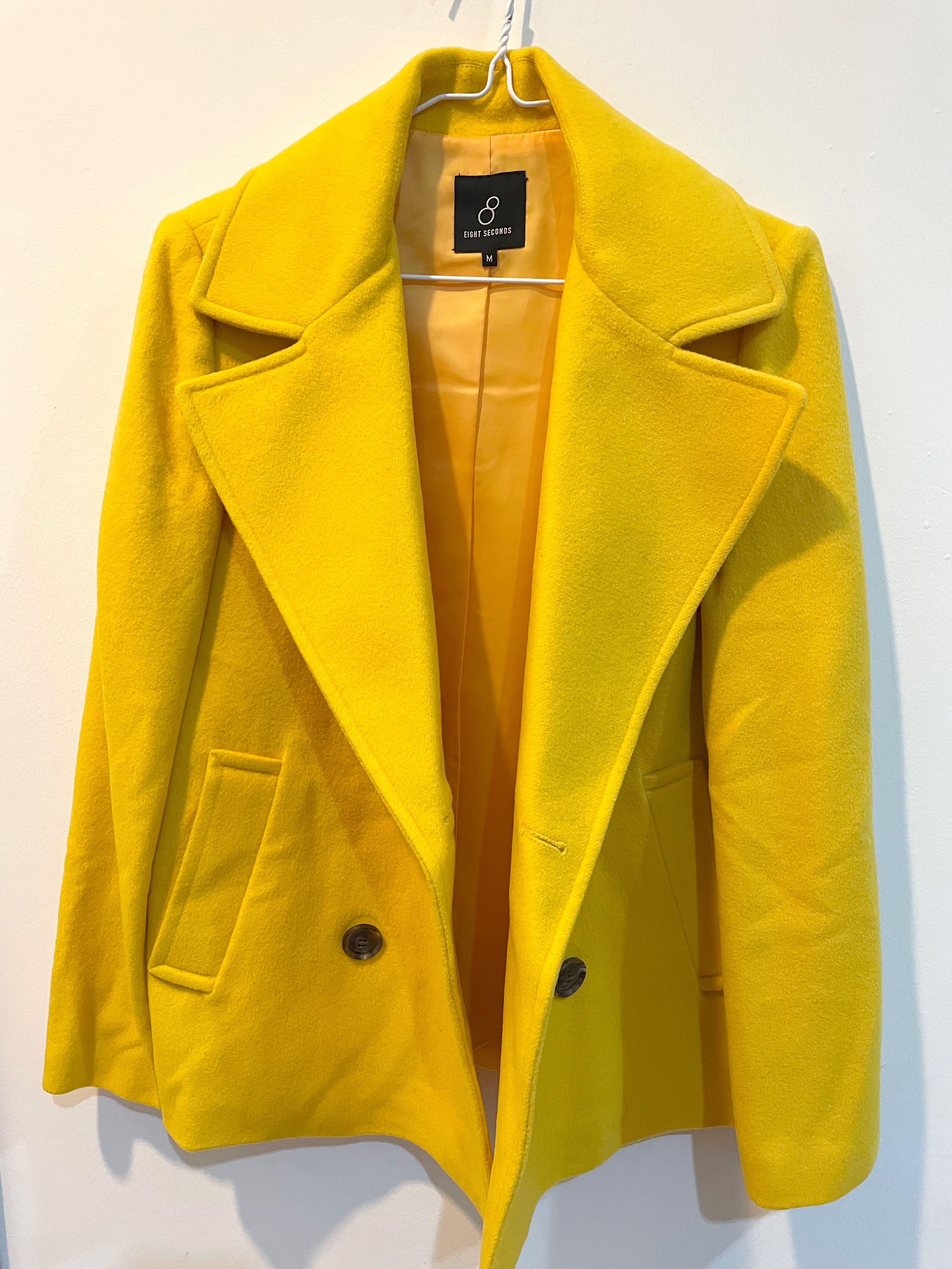 yellow winter clothes