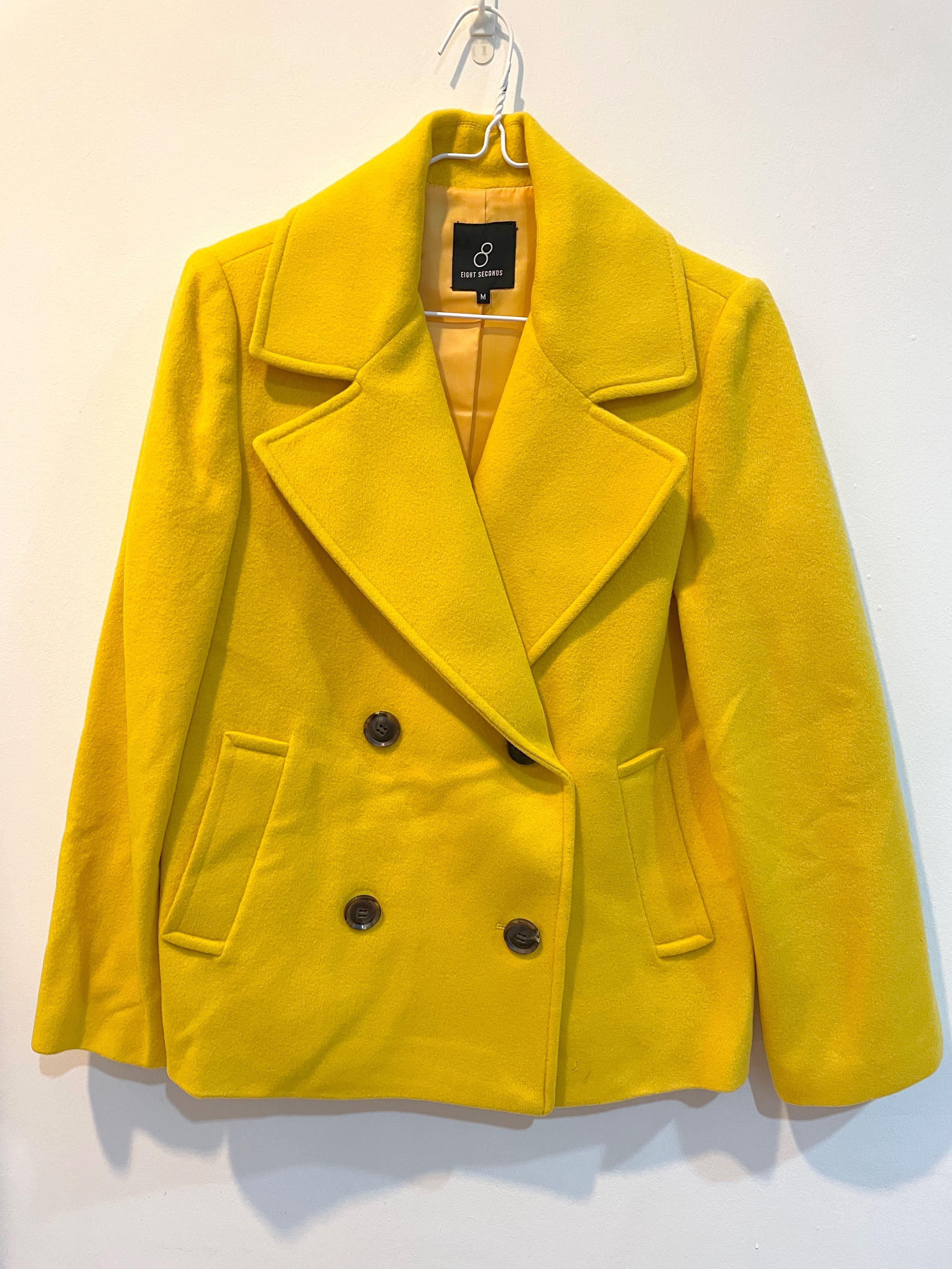 yellow winter clothes