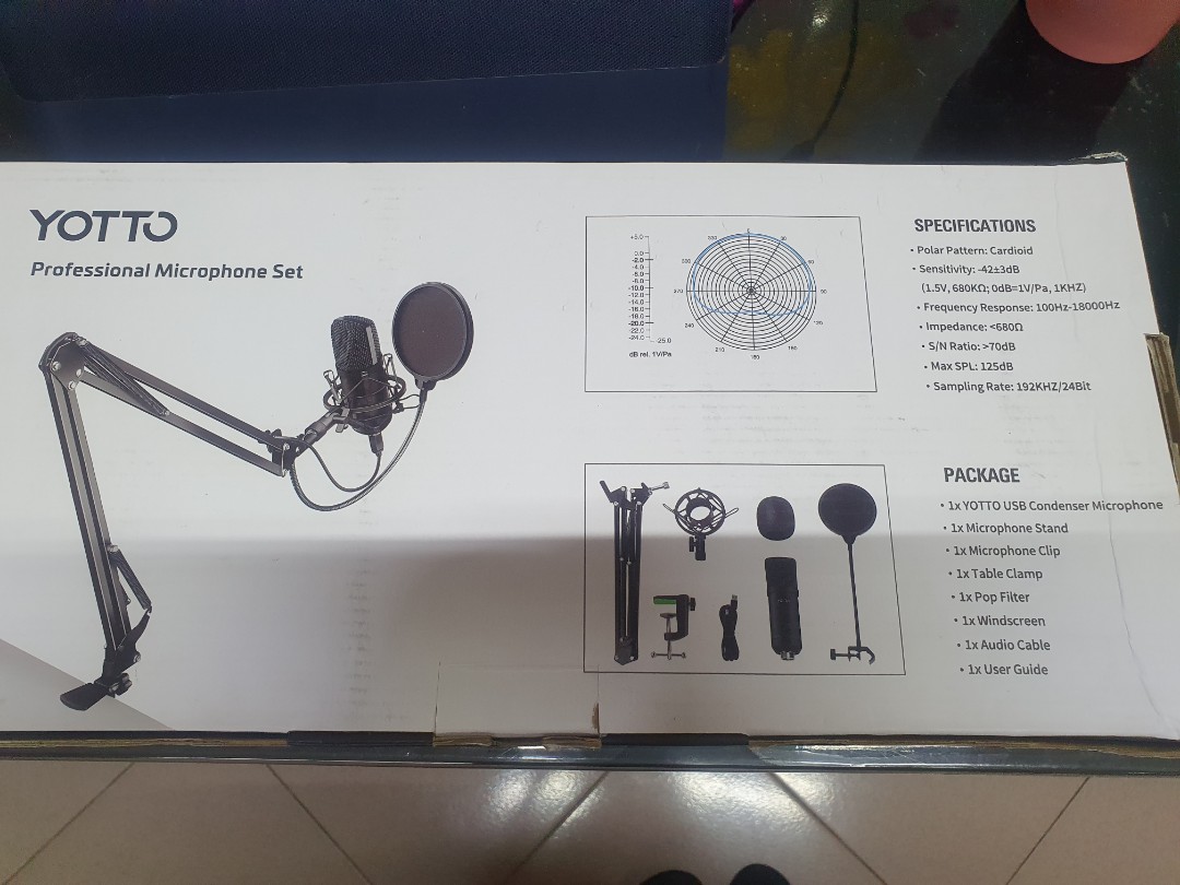 Kit microfone Yotto Professional Microphone Set