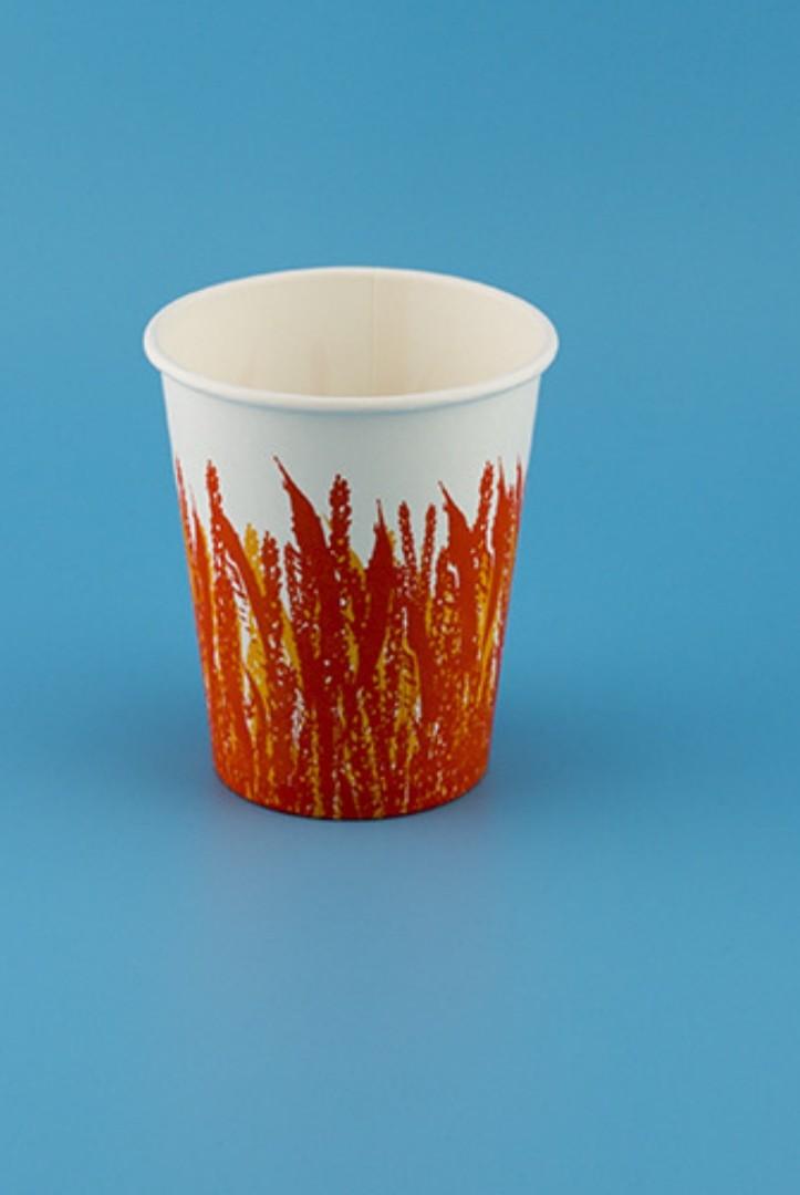 一次性熱紙杯經典麥芽花加厚防漏連蓋1000套 傢俬 家居 廚具和餐具 餐具和餐具 Carousell