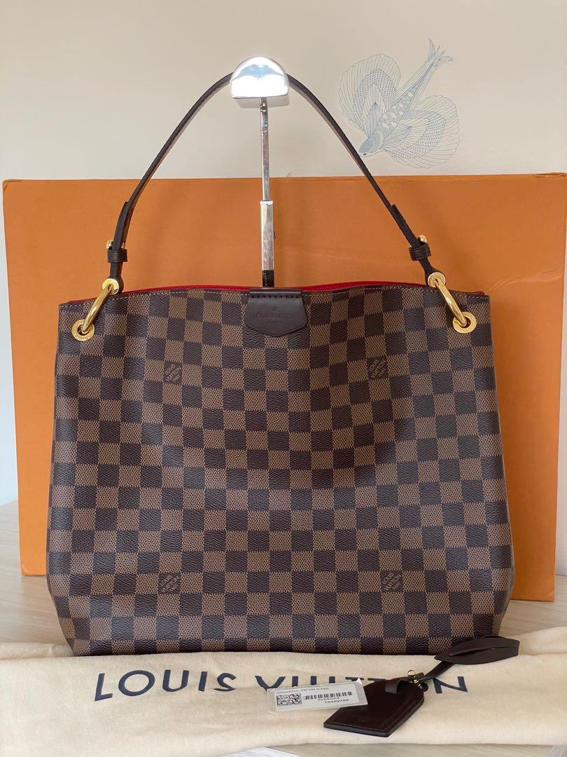 Louis Vuitton Damier Ebene Canvas Graceful PM - Handbag | Pre-owned & Certified | used Second Hand | Unisex