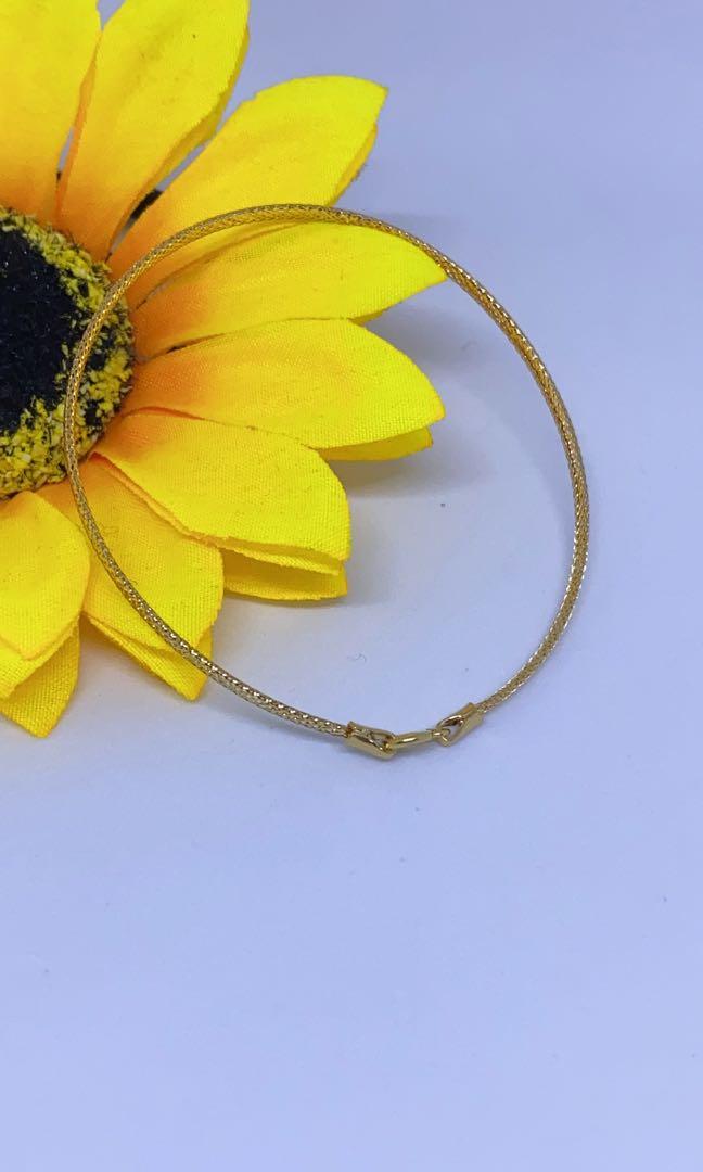 18K Saudi Gold Soft Bangle (Category: Bracelets) located in Las Pinas. Submitted by rhei21 (Listing ID 1105448317, Image 3). Description: 18K Saudi Gold Mesh Soft Bangle 7” .73-.75g Please follow and like my fb page - https://www.facebook.com/R3GoldJewelry/.