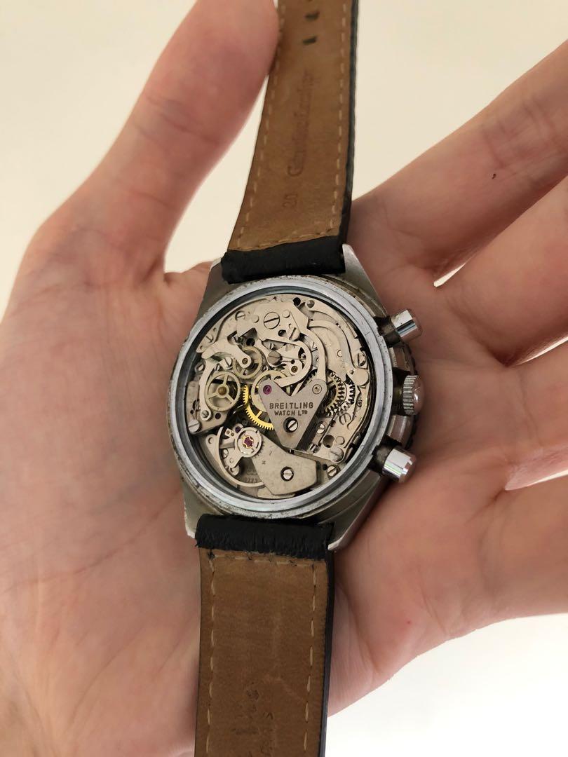 1973 Breitling Incabloc 17 Jewels Vintage Chronograph Antimagnetic