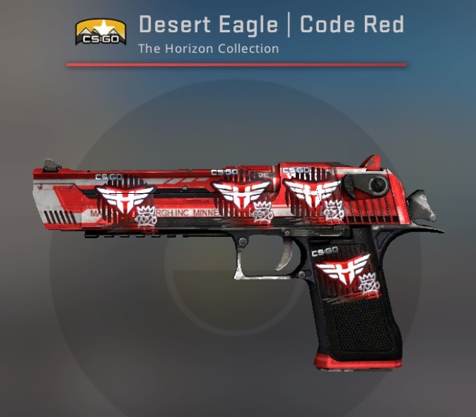 75 market price; Csgo Desert Eagle Code Red (WellWorn) + 4 Foil