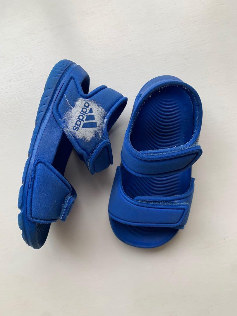 Adidas blue sandals
