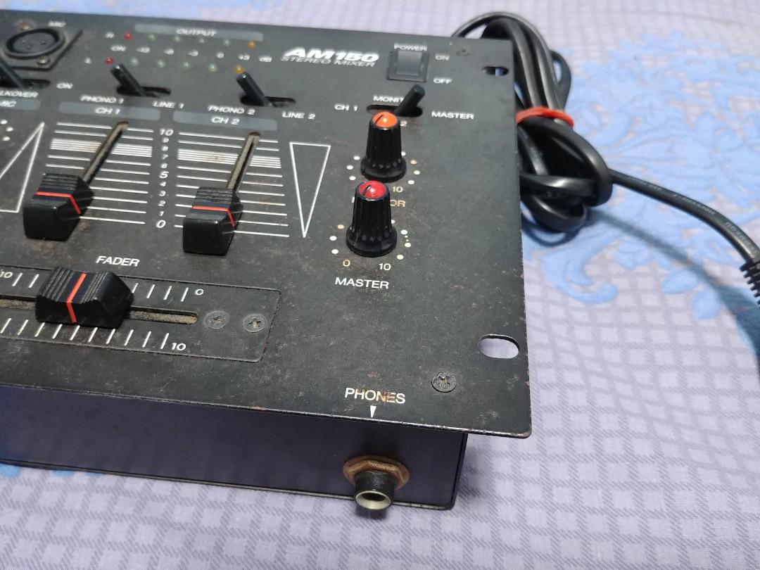 Audio technica dj mixer AM150 ( 2 ch , line + phono ), Audio